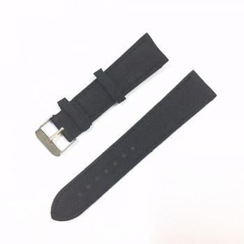 Uhrenarmband iLchev # 9-27 - Jeansstoff schwarz - Bandlänge 19 cm - Breite 2 cm - Kopie